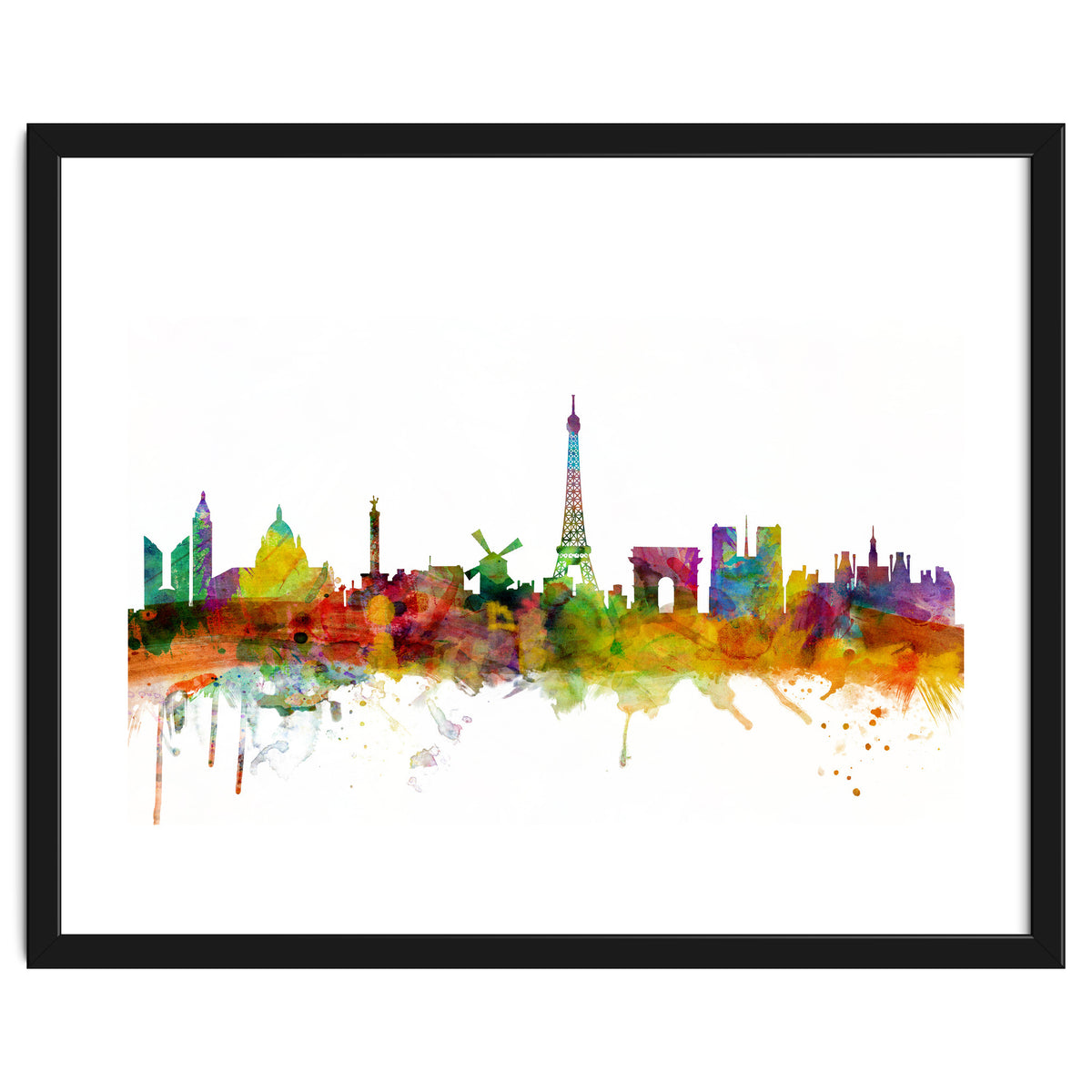 Paris France Skyline