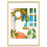 A Few Bad Oranges Is No Reason Not To Bring The Grove Home | Boho Botanical Garden Painting thumbnail