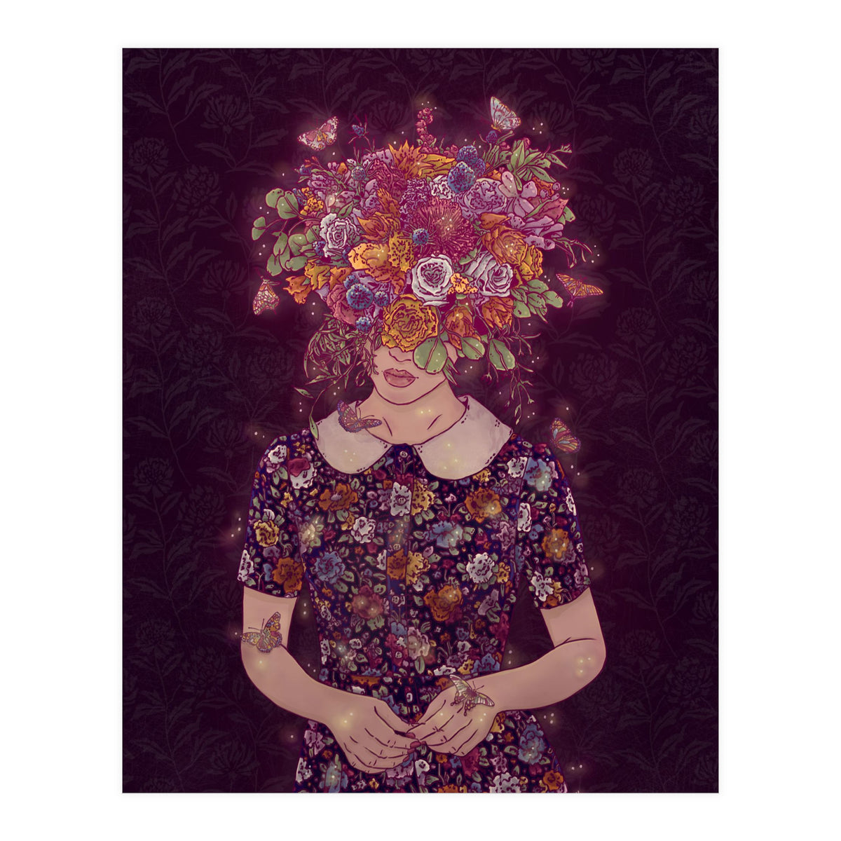 Shy Lady (Print Only)