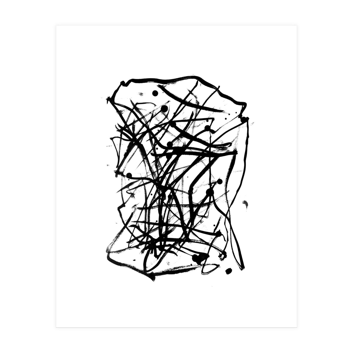 Homage to Jackson Pollock (Print Only)