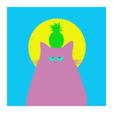 Tropical Lilac Cat  (Print Only) thumbnail
