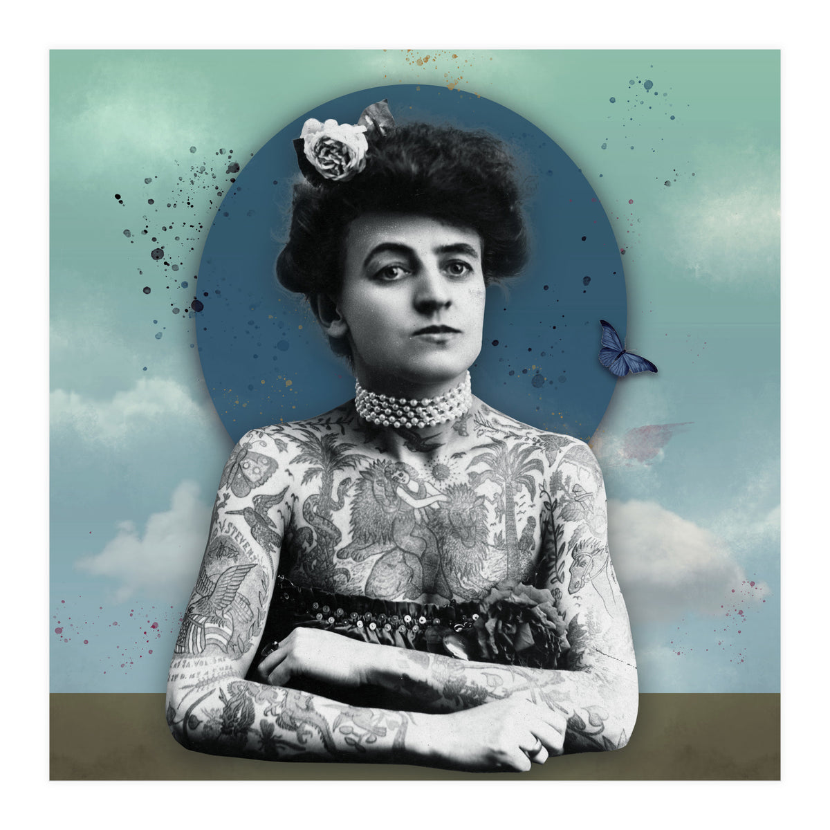 woman Tatoo (Print Only)