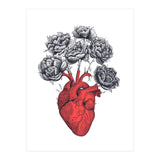 Heart With Peonies (Print Only) thumbnail