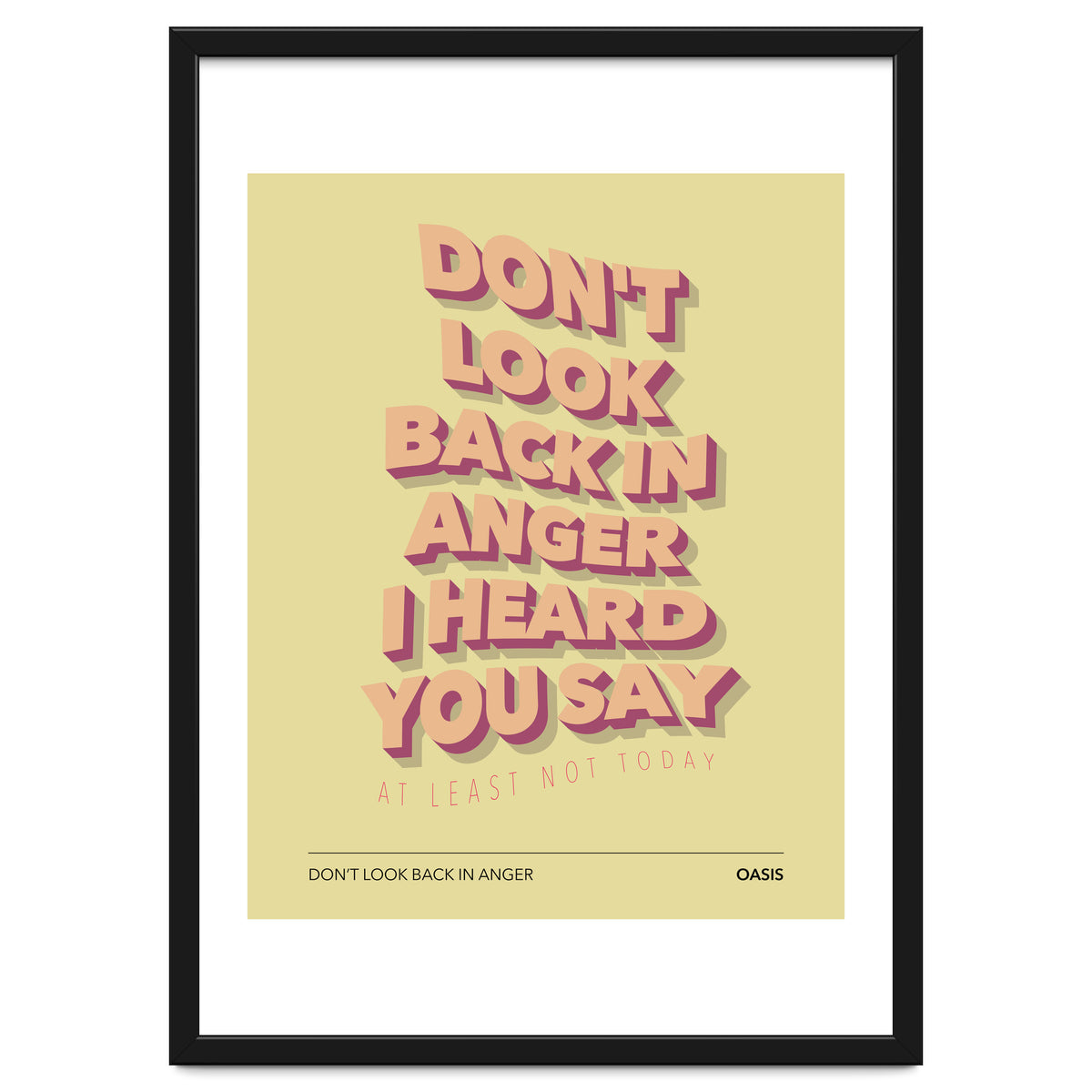 Oasis - Don't Look Back In Anger
