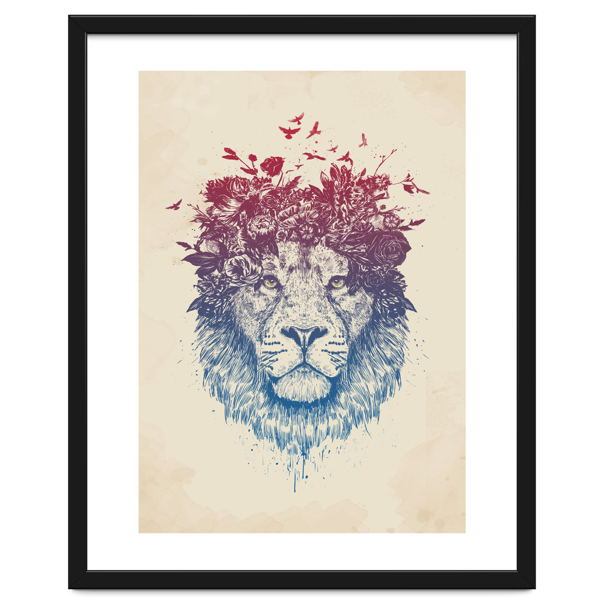 Floral Lion III