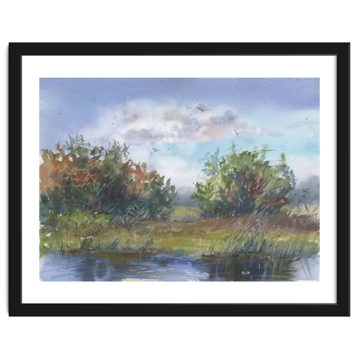 Watercolor Landscape Painting