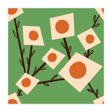 Green Square Flower Bouquet (Print Only) thumbnail
