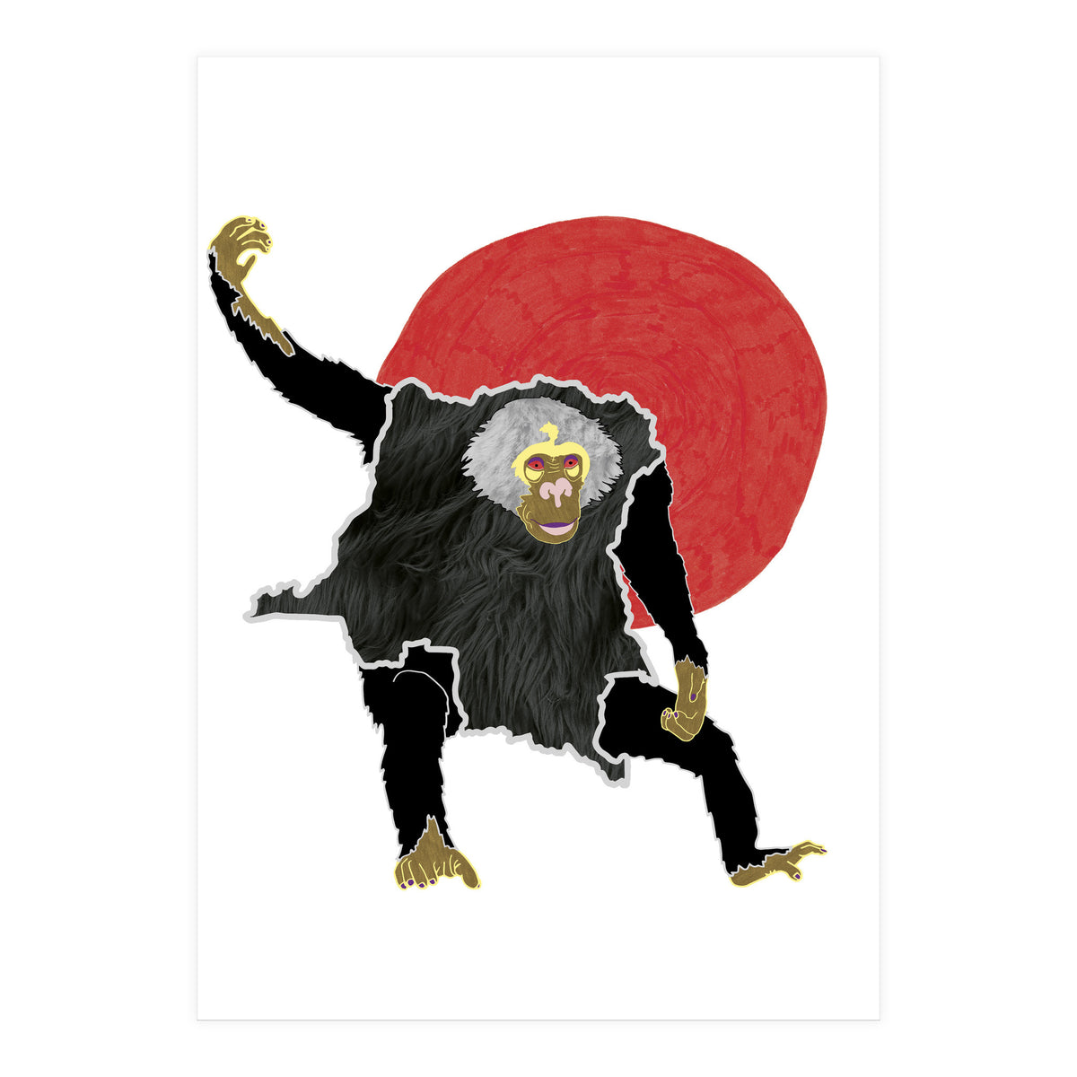 Congolese Bonobo (Print Only)