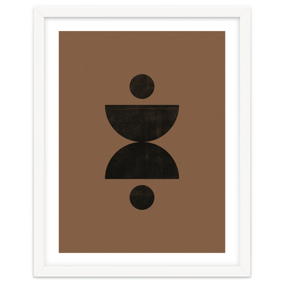 Mid-Century Modern No.27 - Woodblock Print