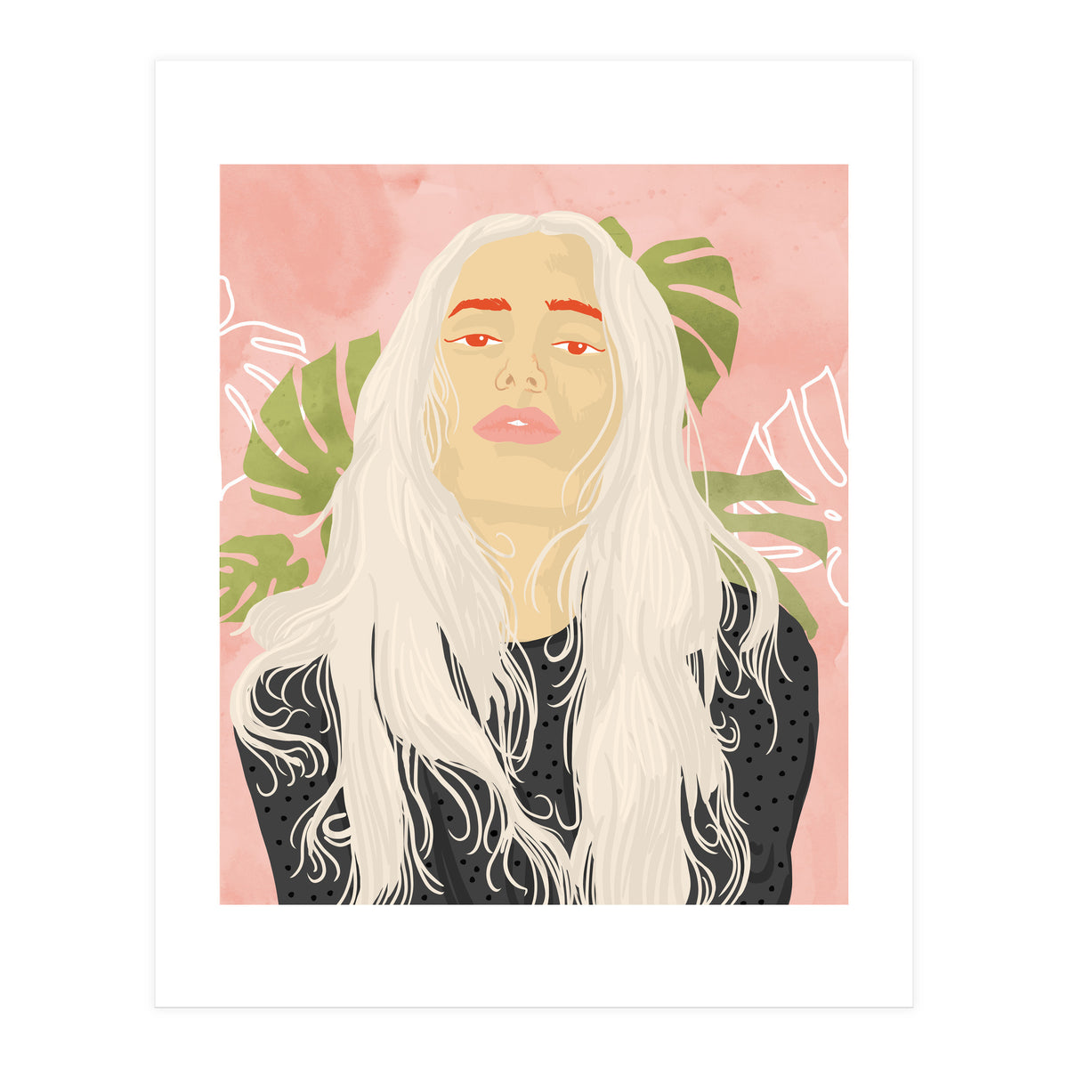 Tropical Fashionista (Print Only)