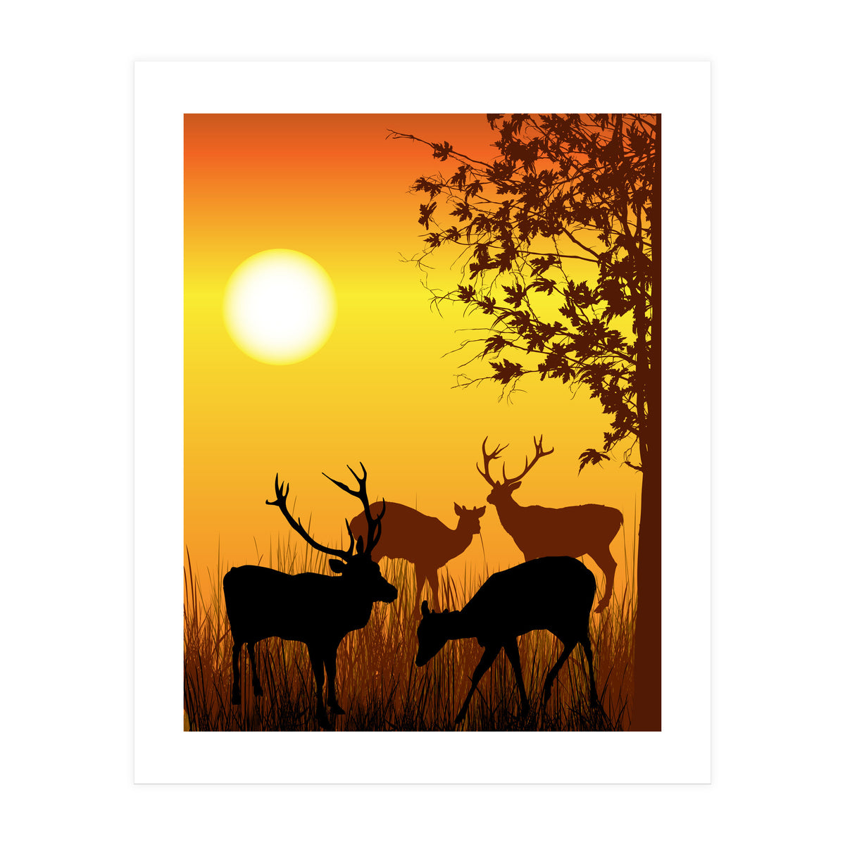 Deer Card (Print Only)