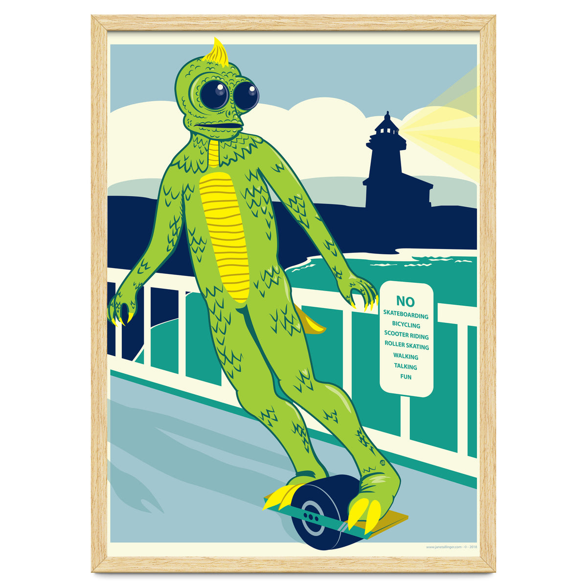 Sleezstak riding One Wheel