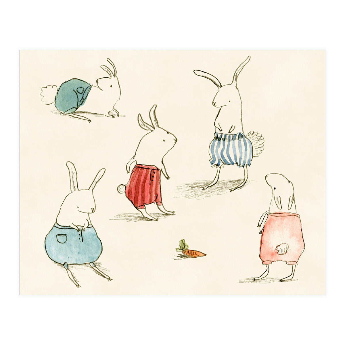 If Rabbits Wore Pants (Print Only)