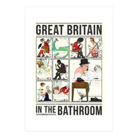 Great Britain in the Bath, Funny Bathroom Humour (Print Only)