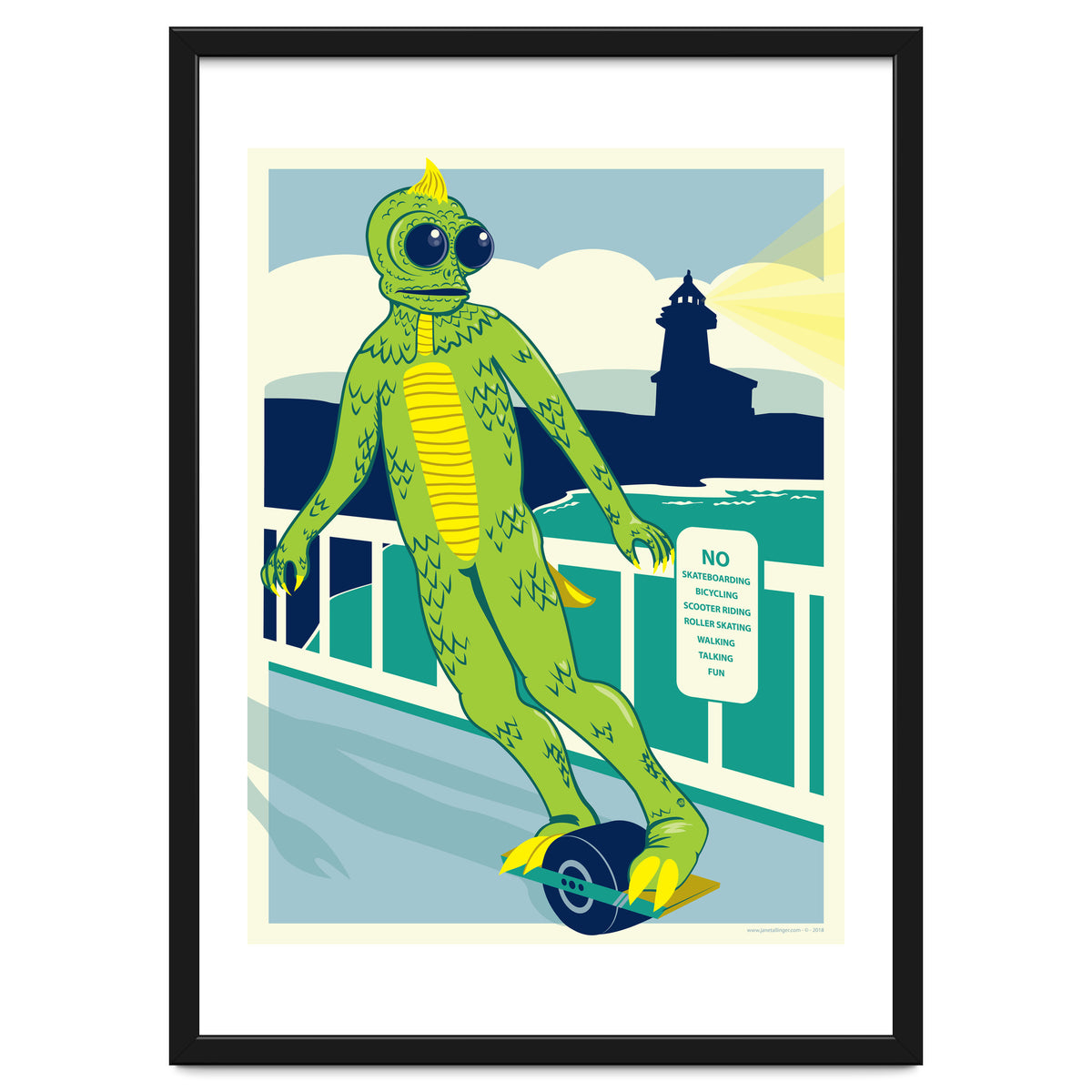 Sleezstak riding One Wheel