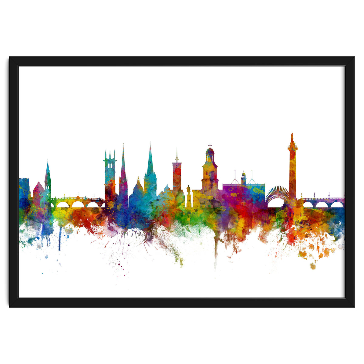 Shrewsbury England Skyline