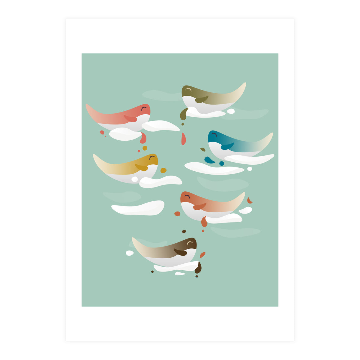 Whales fly in 1970 (Print Only)