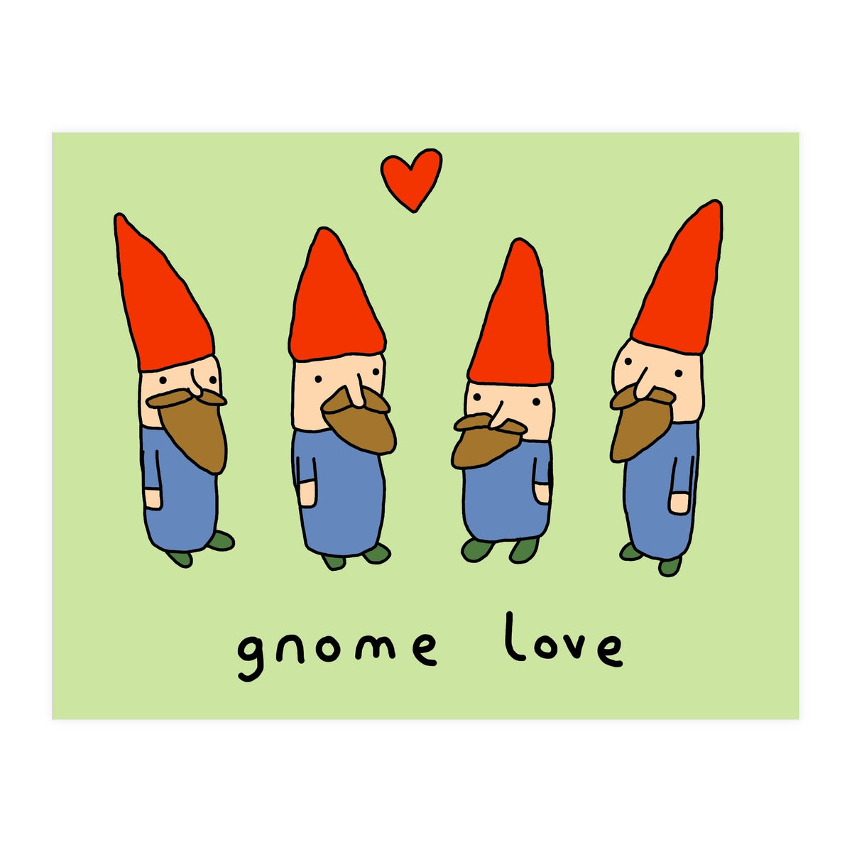 Gnome Love (Print Only)