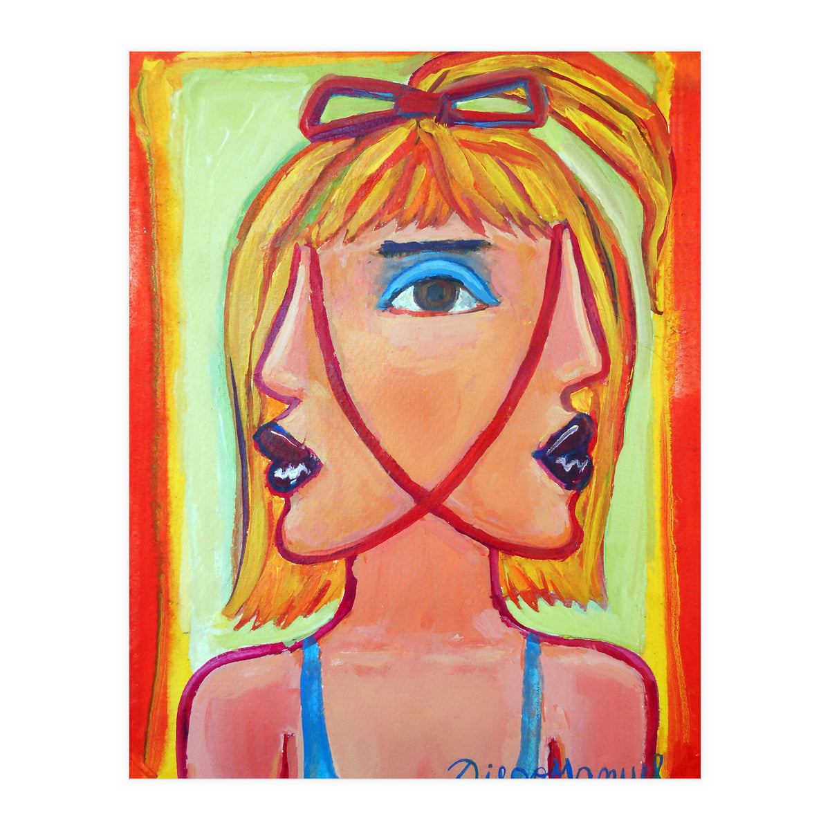 Cabeza De Mujer 7 (Print Only)