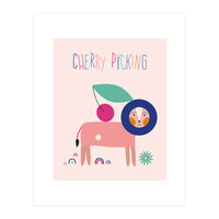 Kids Cherry Picking1 Rgb (Print Only)