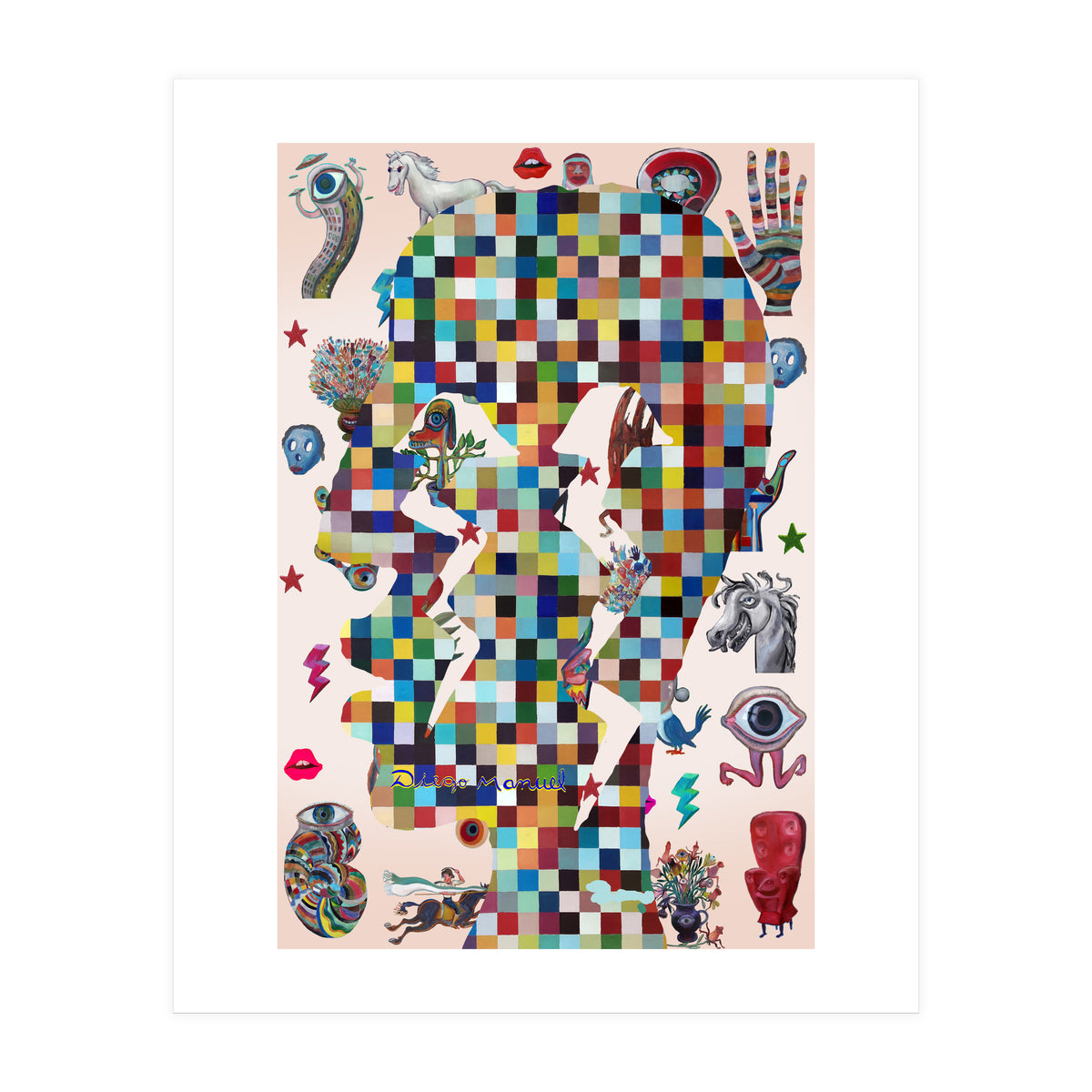 Perfil Con Rayos B 11 (Print Only)