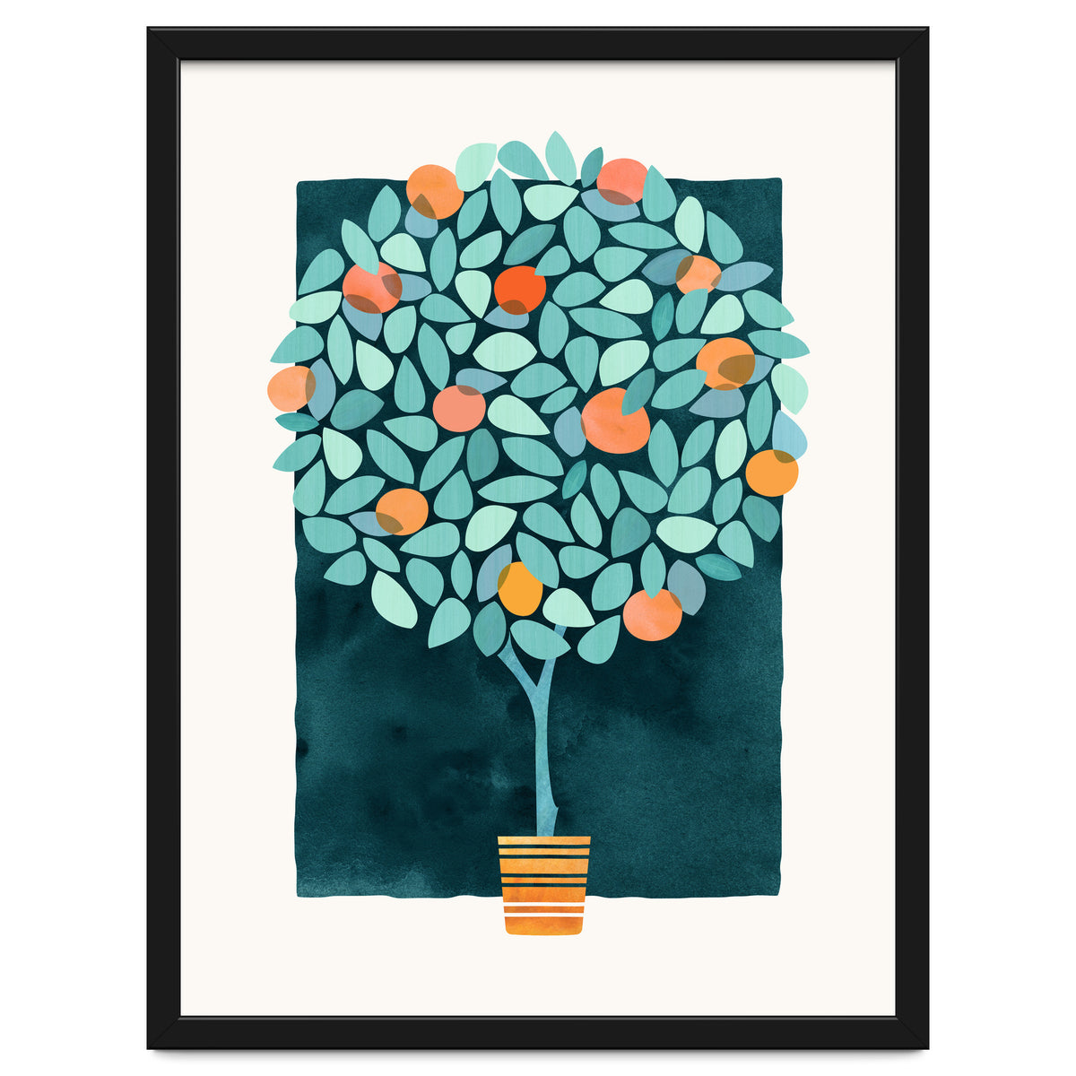 Orange Tree At Midnight