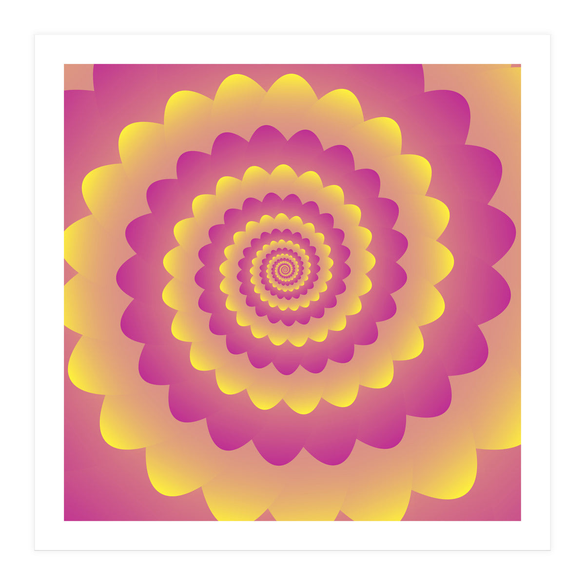 Indain Rangoli Pattern  (Print Only)