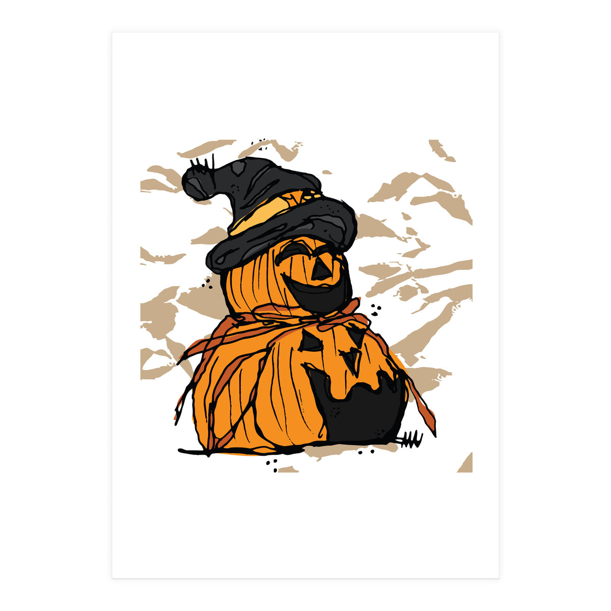 Pumpkin sketch (Print Only)