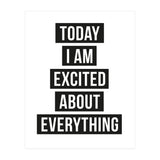 Excited About Everything (Print Only) thumbnail