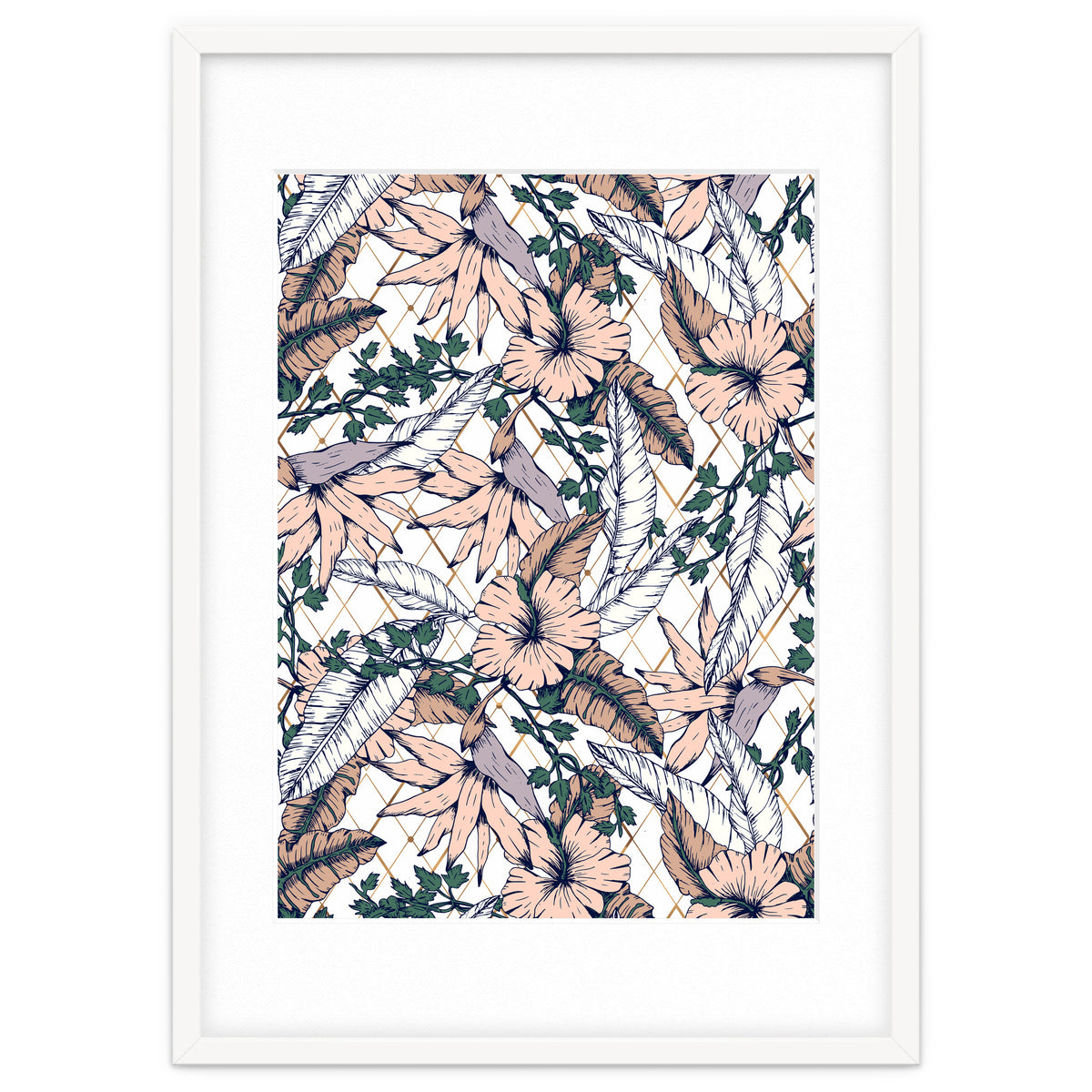 Exotic flowering and pattern geometric