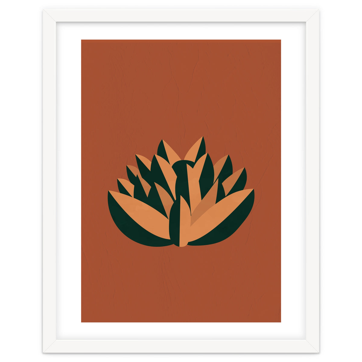 Bohemian Terracotta Flower