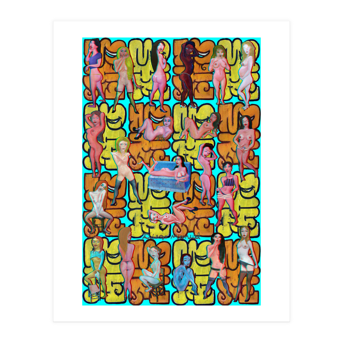 Chicas 3d 2 (Print Only)