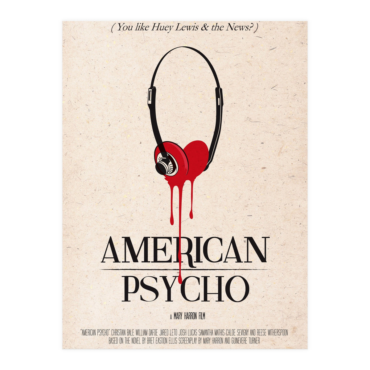 American Psycho movie poster (Print Only)