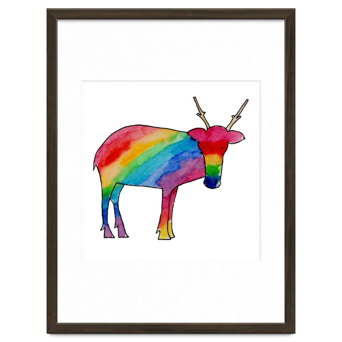 Rainbow reindeer