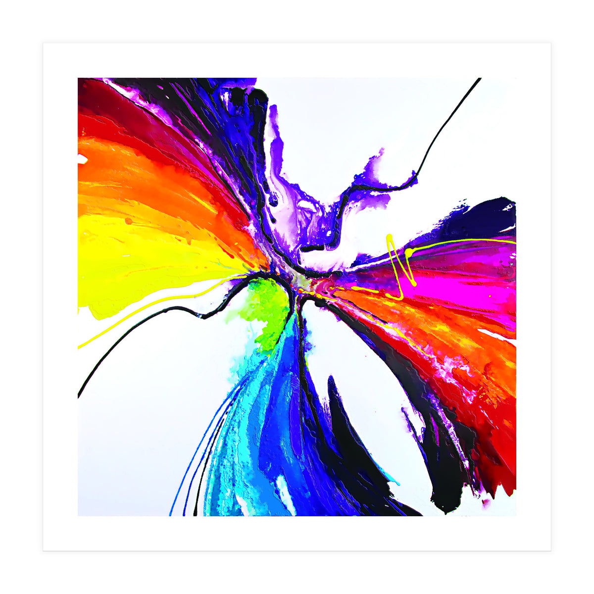 Abstract Art Britto - QB294 (Print Only)