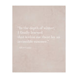An Invincible Summer By Camus (Print Only) thumbnail