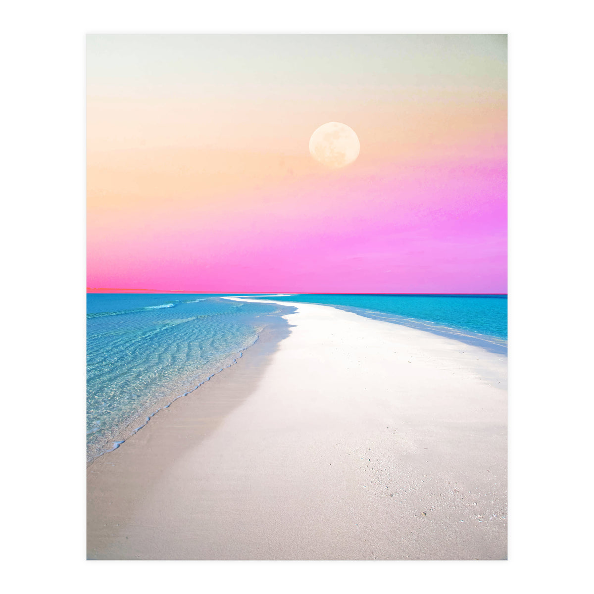 Ocean & Moon II (Print Only)