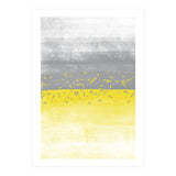 Abstract Painting No. 52 | Illuminating Yellow & Ultimate Grey (Print Only) thumbnail