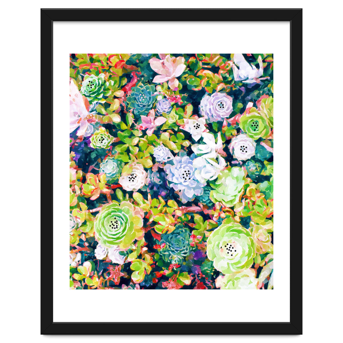 Watercolor Succulents