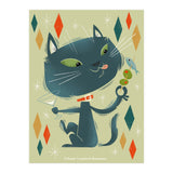 Cat A Tonic Russian Blue (Print Only) thumbnail
