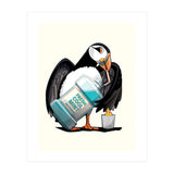 Puffin using Mouthwash (Print Only) thumbnail