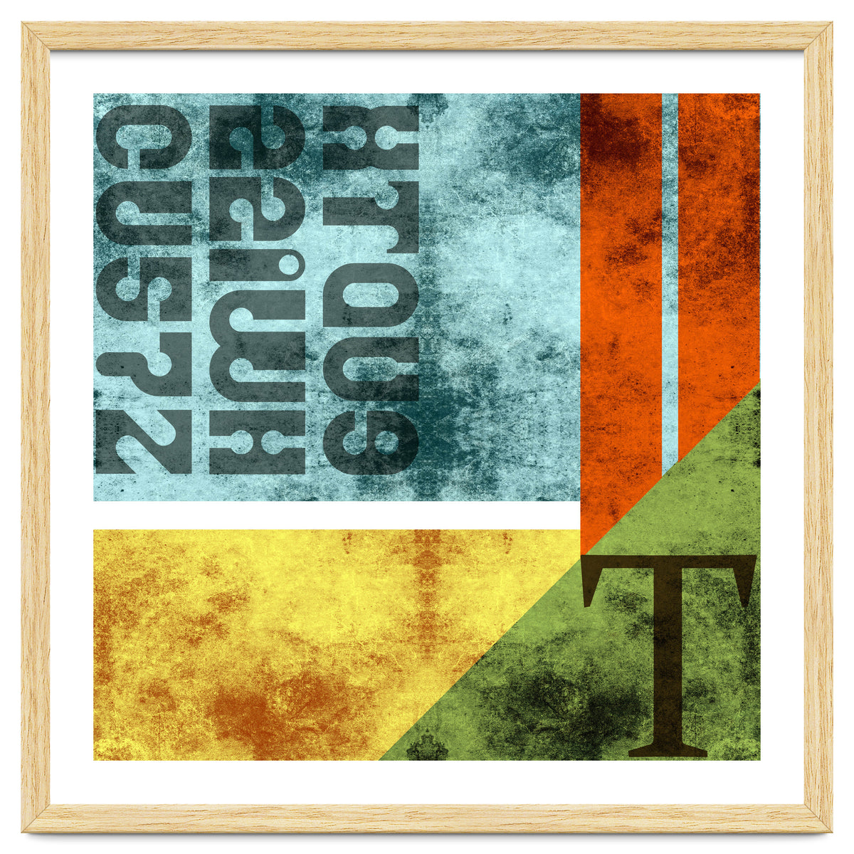 Abstract Industrial Rgby