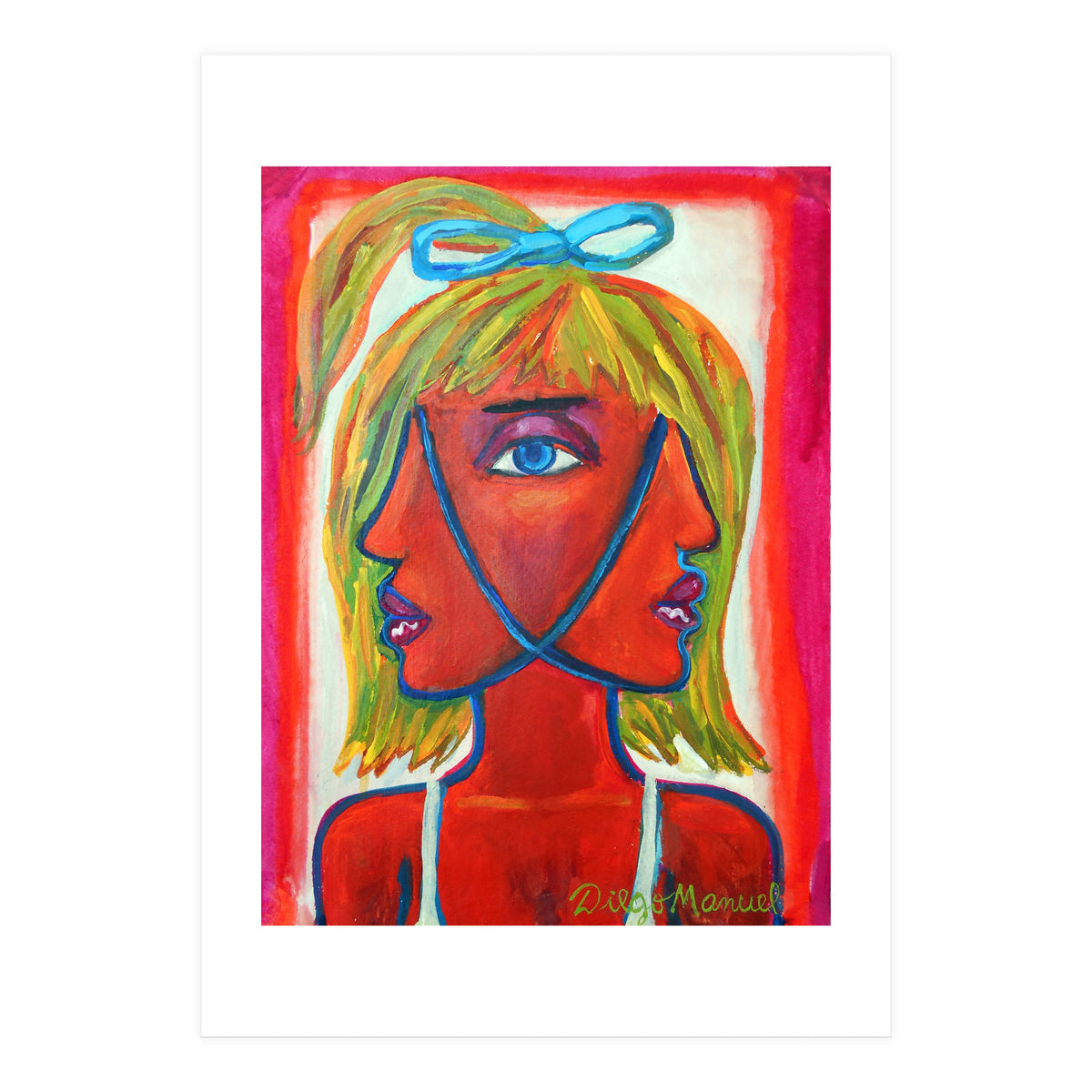 Cabeza De Mujer 9 (Print Only)