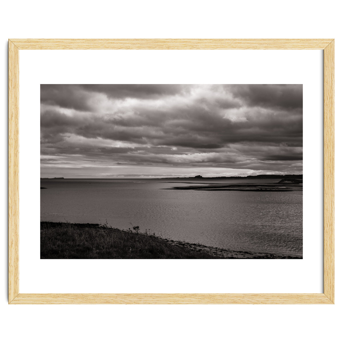 Bamburgh Castle from Holy Island