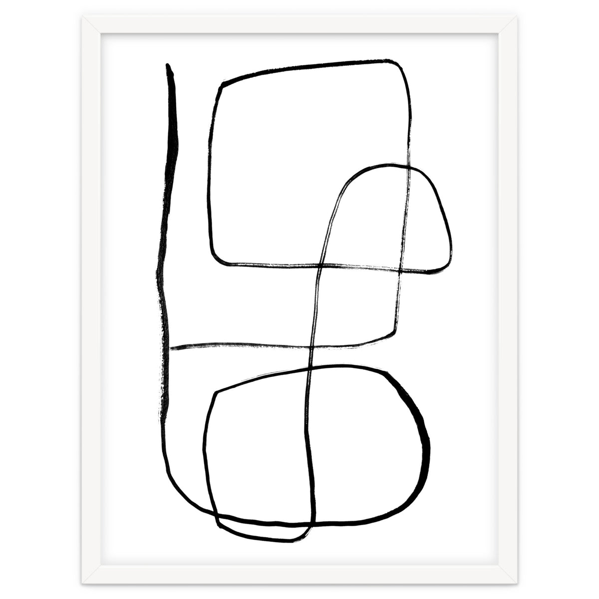 Mid-Century Line Art Print #3