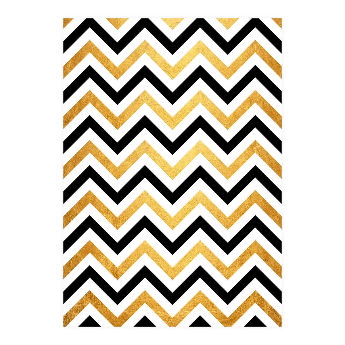 Chevron Golden III (Print Only)