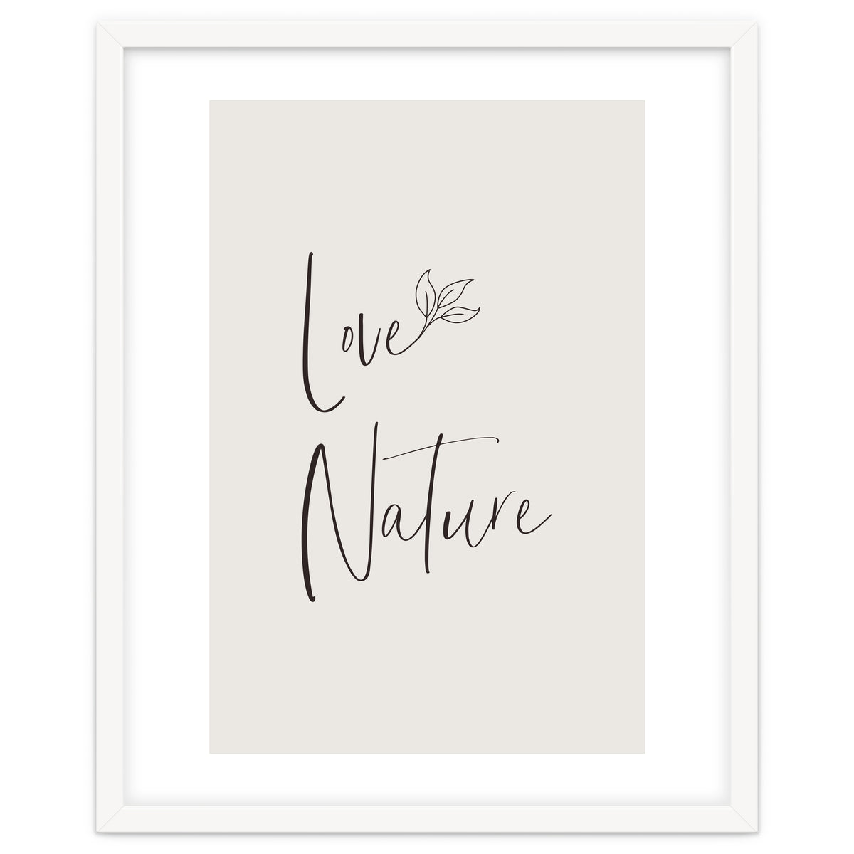 Love nature - minimalist