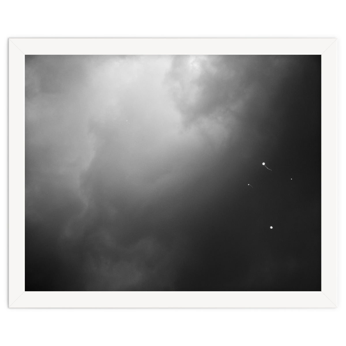 Four balloons and another one