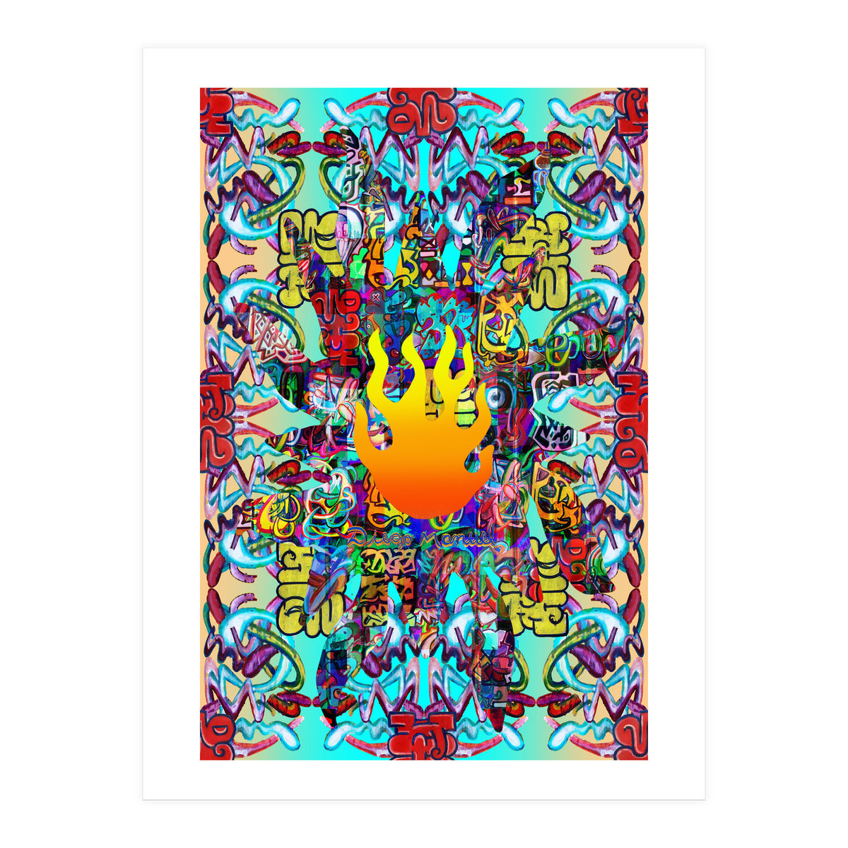 Fuego Y Graffiti 35 (Print Only)