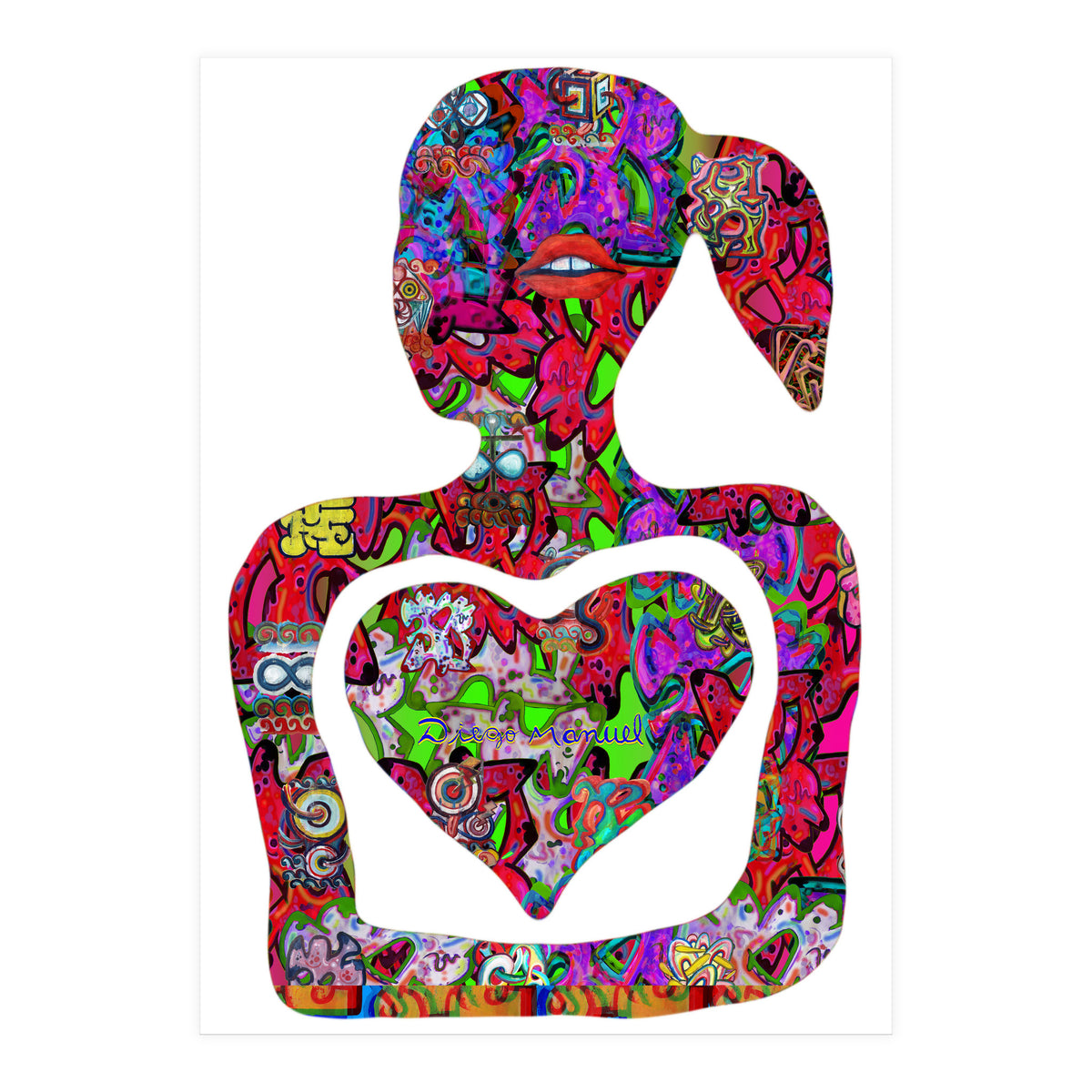 Mujer Digital 3 9  (Print Only)